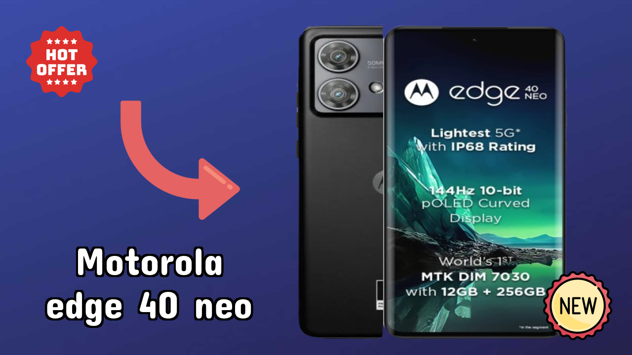 Motorola Edge 40 Neo Display Analysis: 6.55 Inches (16.64 Cm) Quality