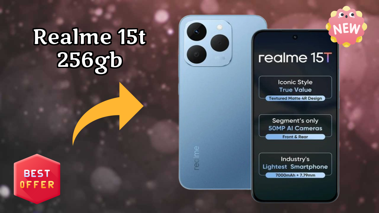 Realme 15T 256GB at ₹22,499 - Best Phone in This Price Range