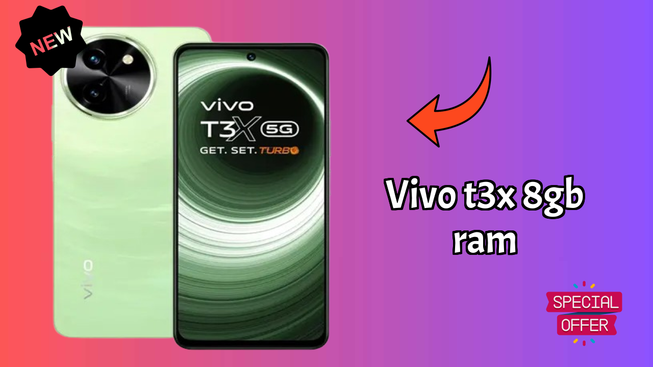 Vivo T3x 8GB RAM Display Quality: LCD Explained