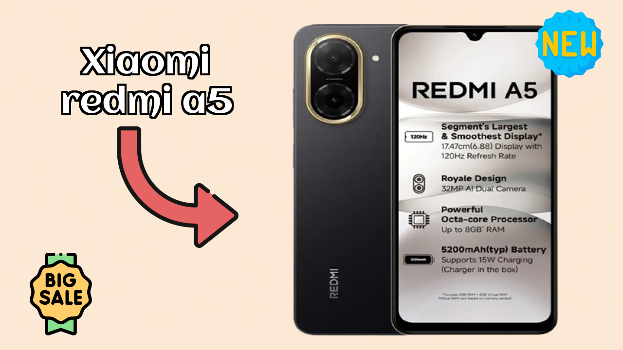 Xiaomi Redmi A5 Display Review: IPS LCD Screen